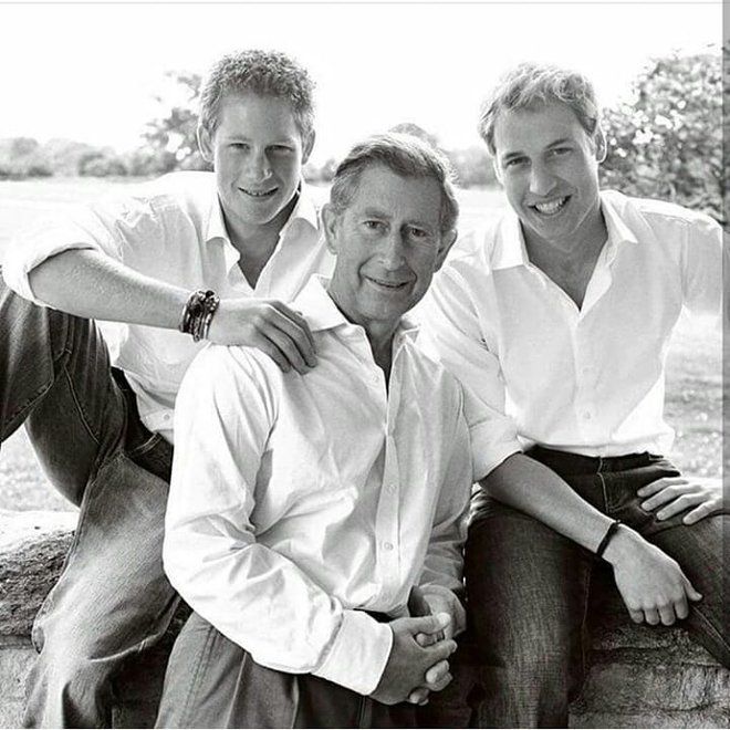 Принц Чарльз с сыновьями /   Instagram royal_fam_b