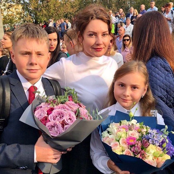 Дети Натальи Бочкаревой пошли в школу