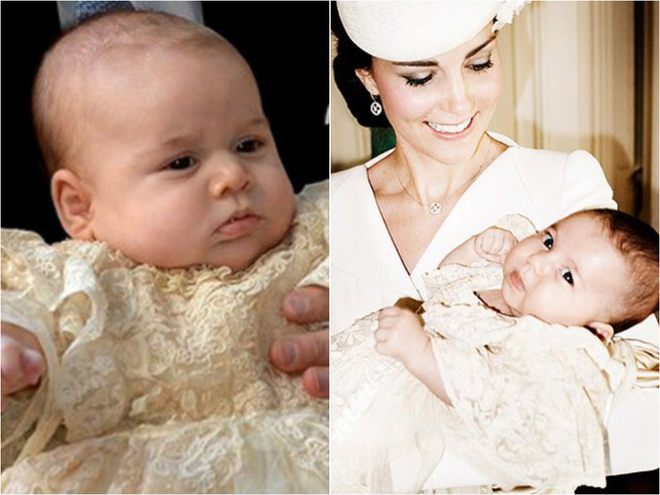 Маленькие принц Джордж и принцесса Шарлотта /   Instagram  @princelouisofcambridge_