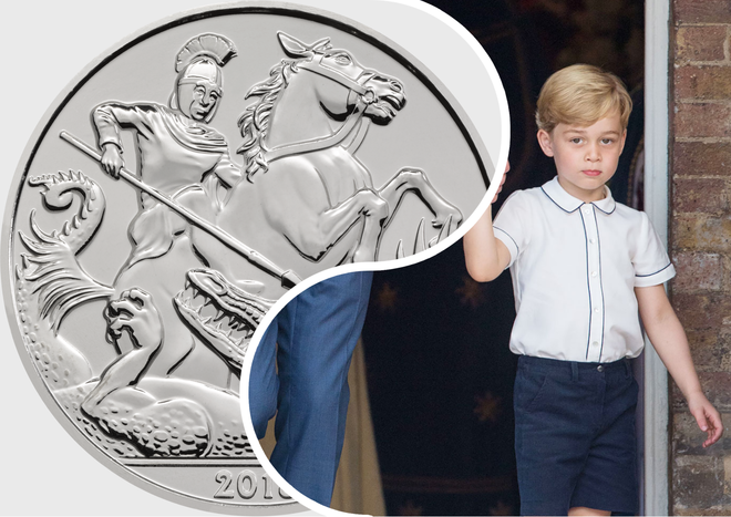 Принц Джордж получит именную монету ко дню рождения