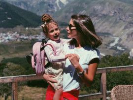 Дочь Кети Топурии проводит лето в Грузии