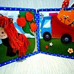 Детская развивающая книжечка по стихам А.Барто
