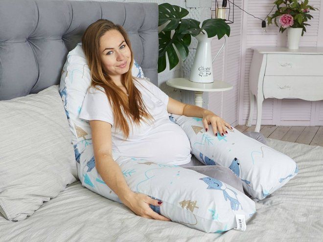 Универсальная подушка для беременных и кормления малыша. Выкройка