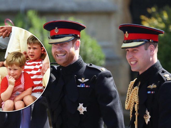 Поразительное сходство: принцы Уильям и Гарри становятся копией вовсе не родителей