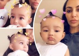 Ким Кардашьян выложила милое видео с дочкой