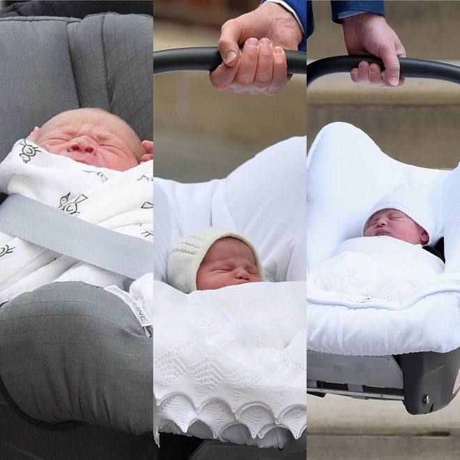 Слева направо: принц Джордж, принцесса Шарлотта, принц Луи.   Instagram  @princesscharlotte