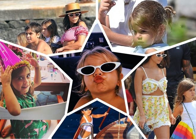 Итальянские каникулы: Кортни Кардашьян с детьми в Европе