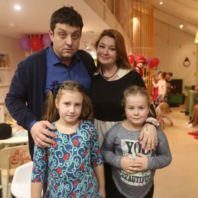 Михаил Полицеймако с семьей