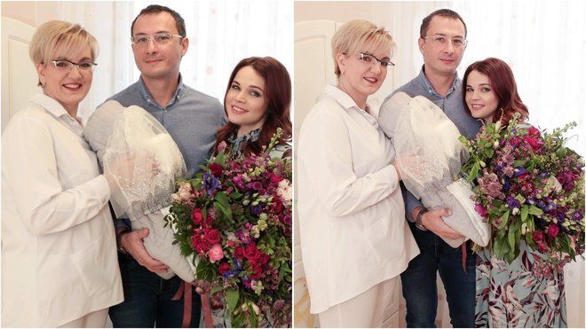Екатерина Вуличенко показала фото с выписки из роддома
